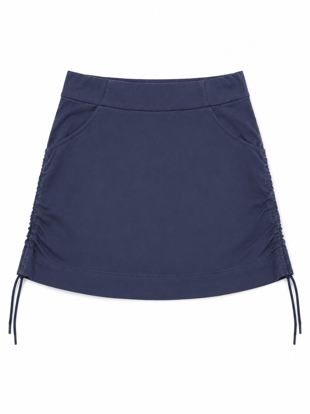 Columbia Women's Navy Drawstring Side-Ruched Skort Size Medium
